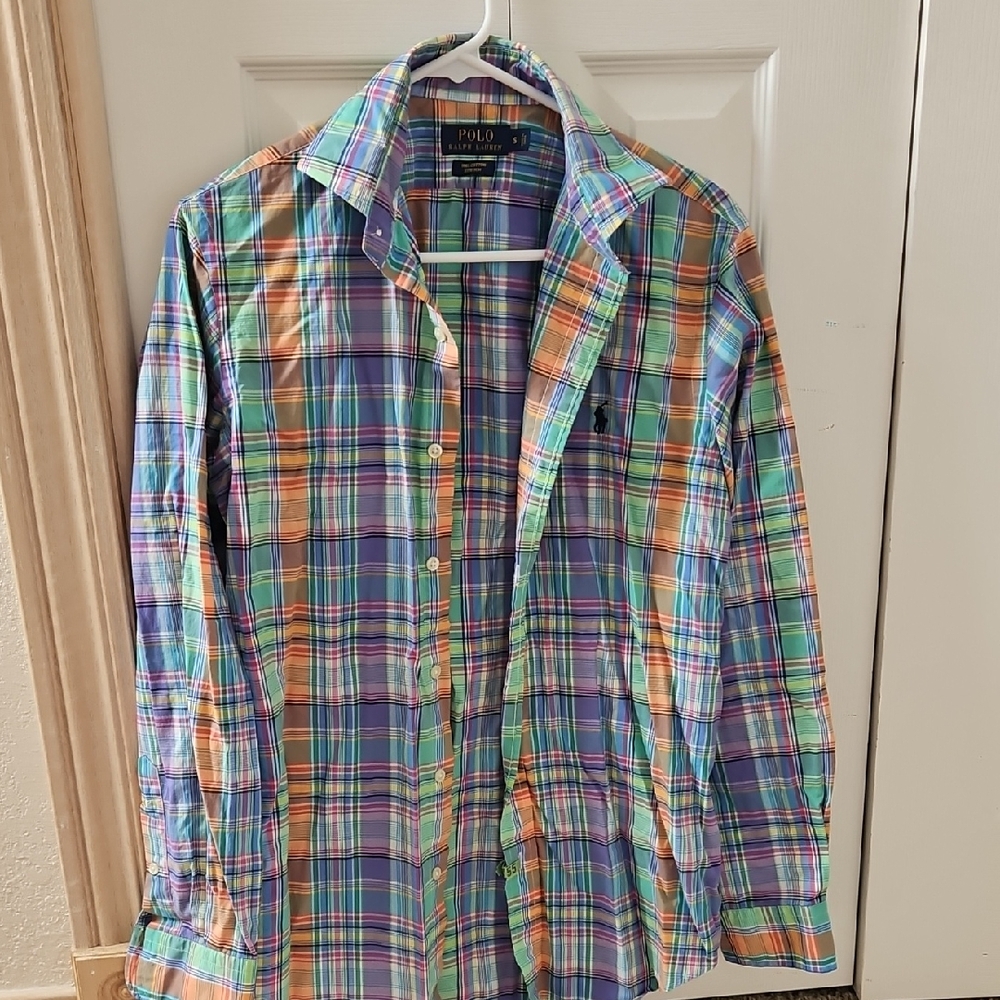 Polo Ralph Lauren Colorful Plaid Cotton Shirt